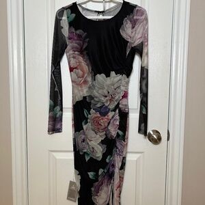 New Le Château Floral Midi Dress